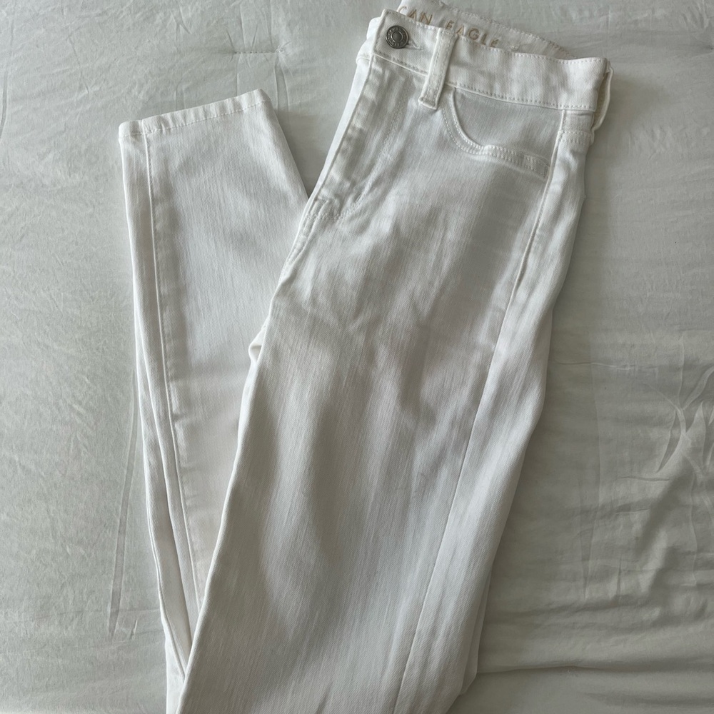 American Eagle Outfitters White Skinny Jeans